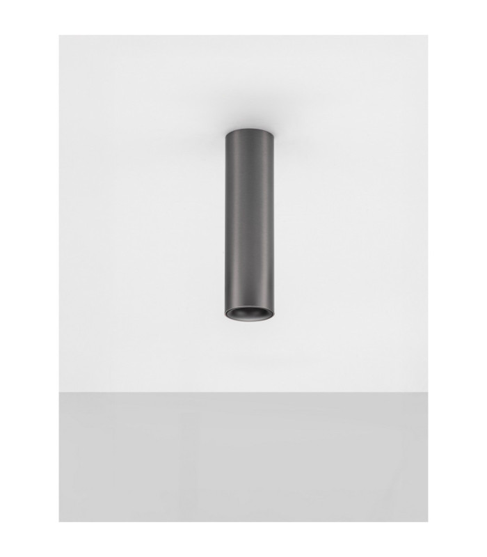 Luisa Surface Mounted Downlight Black Nickel LED 6W 422lm 3000K-3