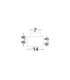 Οζεν Surface Mounted Downlight Matt Gold LED 24W 1393lm 3000K-6