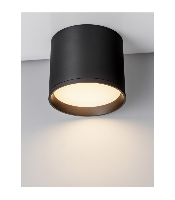Ziaza Surface Mounted Downlight Sandy Black LED 10W 505lm 3000K-5