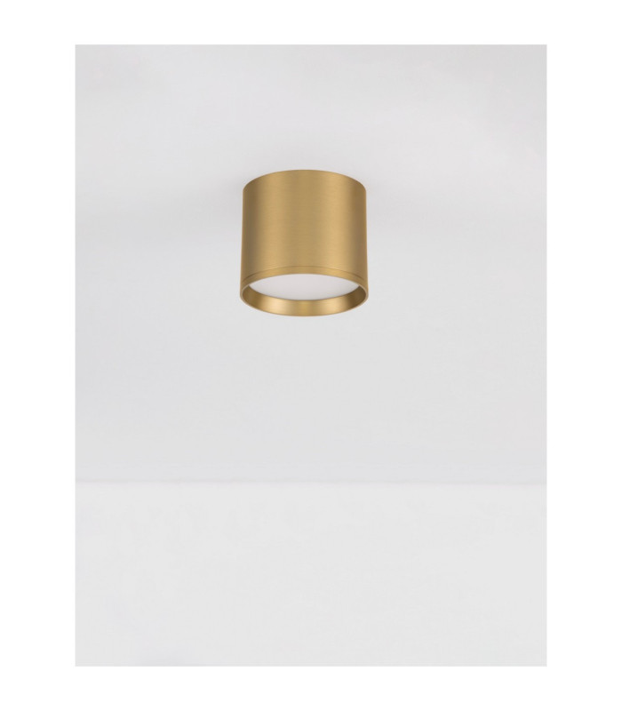 Ziaza Surface Mounted Downlight Matt Gold LED 10W 505lm 3000K-3