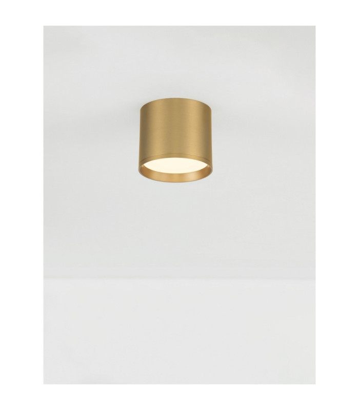 Ziaza Surface Mounted Downlight Matt Gold LED 10W 505lm 3000K-4