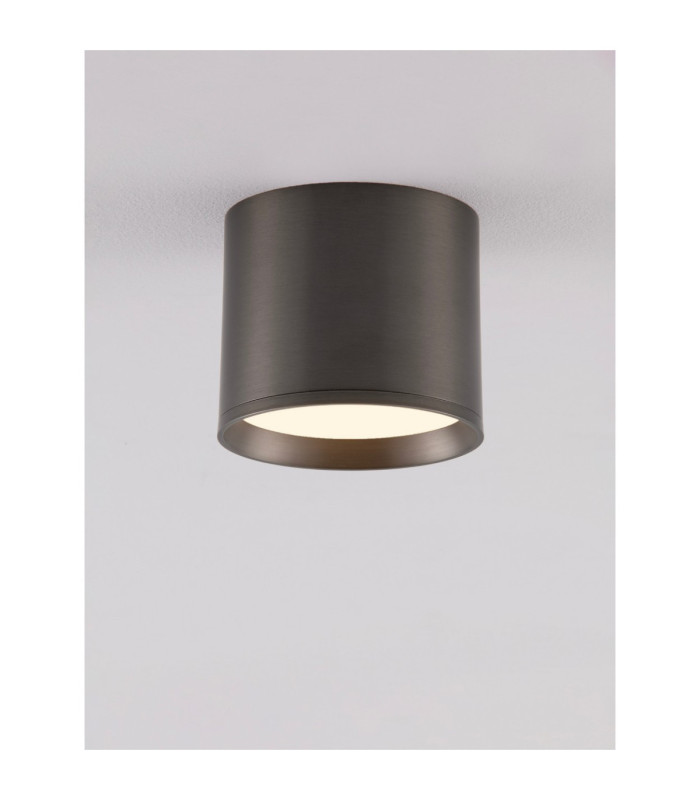 Ziaza Surface Mounted Downlight Black Nickel LED 10W 505lm 3000K-5