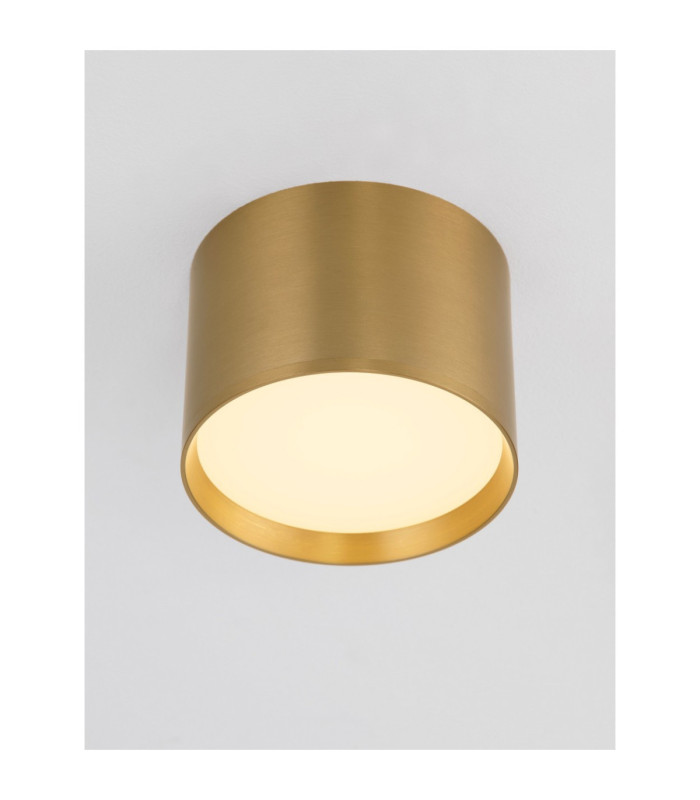 Ziaza Surface Mounted Downlight Matt Gold LED 17W 833lm 3000K-2