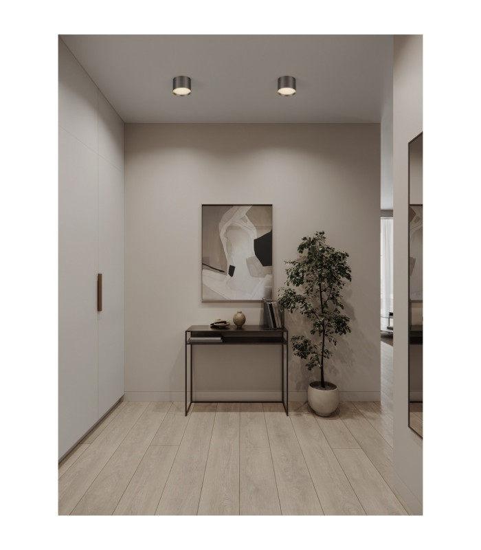 Ziaza Surface Mounted Downlight Black Nickel LED 17W 833lm 3000K-2