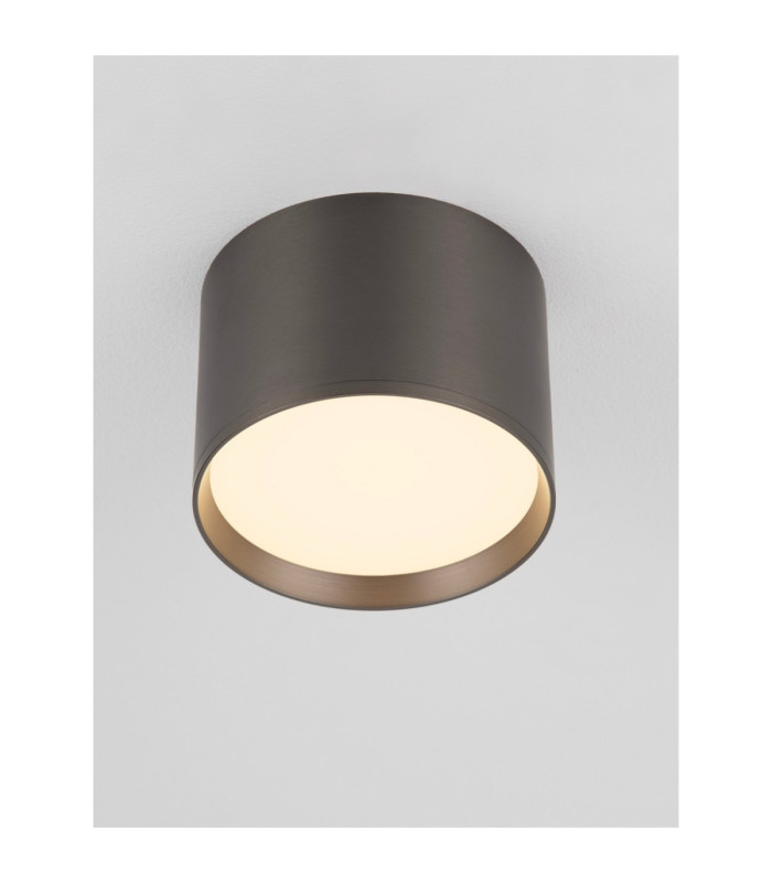 Ziaza Surface Mounted Downlight Black Nickel LED 17W 833lm 3000K-6