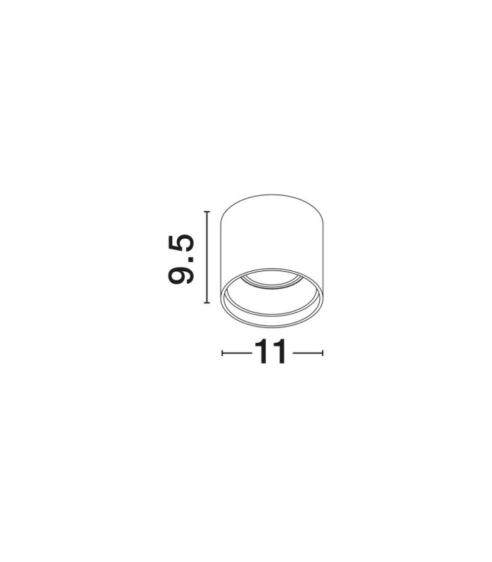 Anello Surface Mounted Downlight Sandy Black LED 16W 1452lm 3000K-7