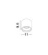 Anello Surface Mounted Downlight Sandy White LED 16W 1477lm 3000K-6