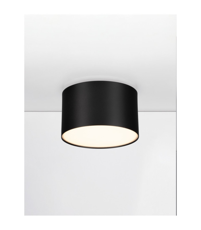 Luldo Surface Mounted Downlight Sandy Black LED 10W 588lm 3000K-4