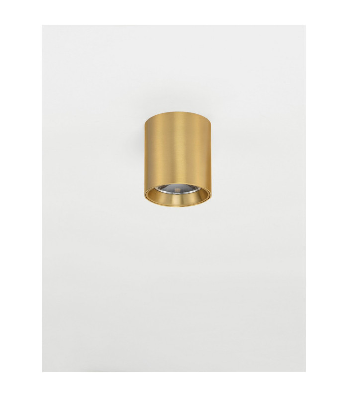 Iris Surface Mounted Downlight Matt Gold LED 10W 700lm 3000K-3