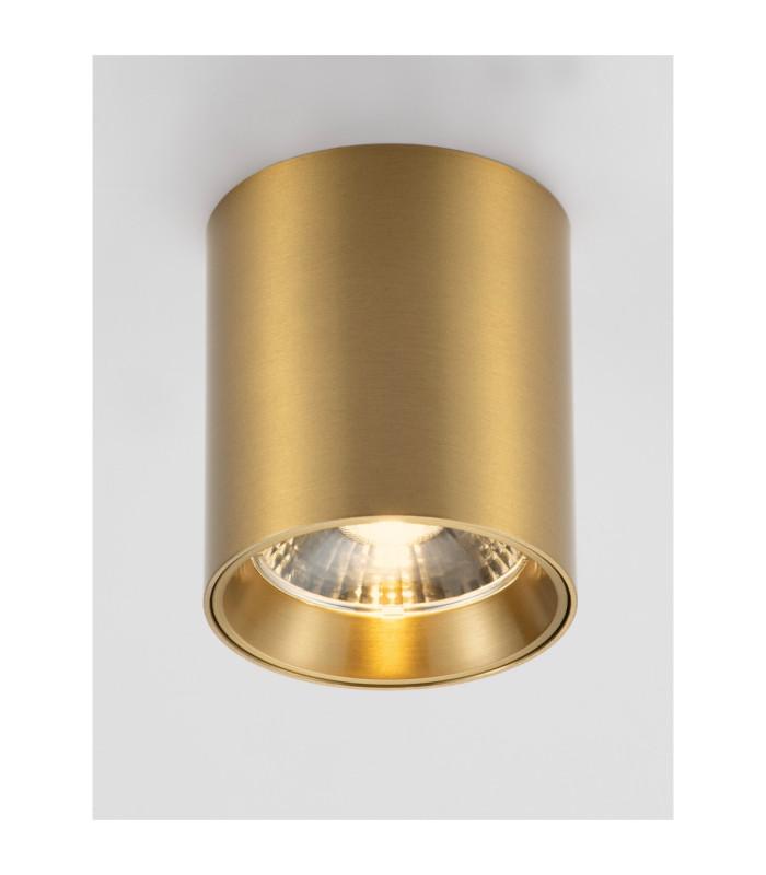 Iris Surface Mounted Downlight Matt Gold LED 10W 700lm 3000K-6