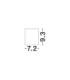 Aneto Surface Mounted Downlight Matt White Dark Chrome LED 10W 600lm 3000K-3