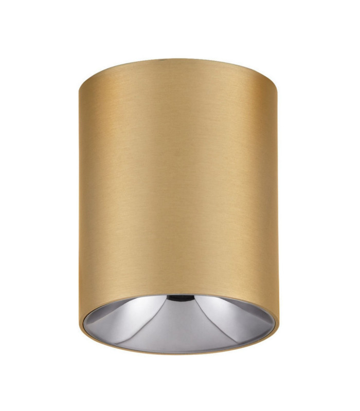 Aneto Surface Mounted Downlight Matt Gold Dark Chrome LED 10W 600lm 3000K-1