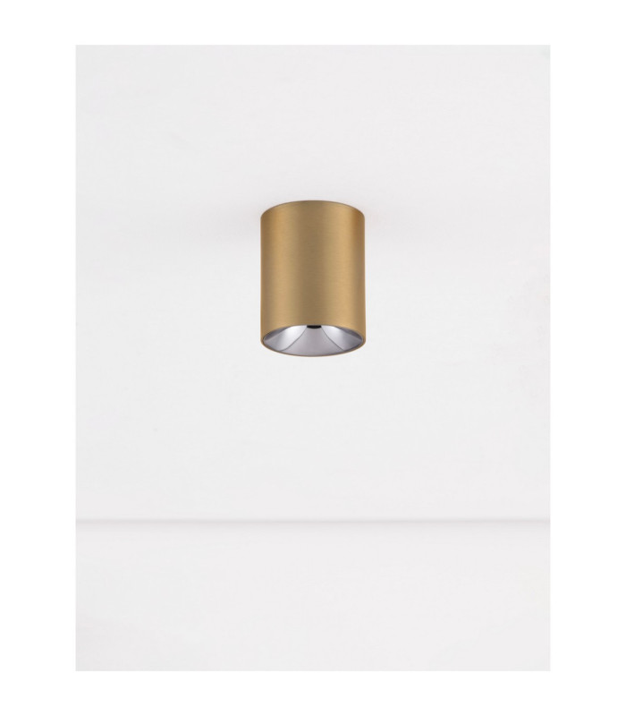 Aneto Surface Mounted Downlight Matt Gold Dark Chrome LED 10W 600lm 3000K-3