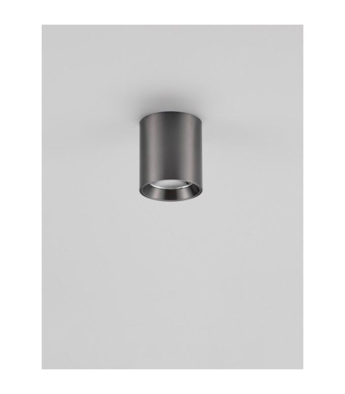 Iris Surface Mounted Downlight Black Nickel LED 10W 700lm 3000K-3