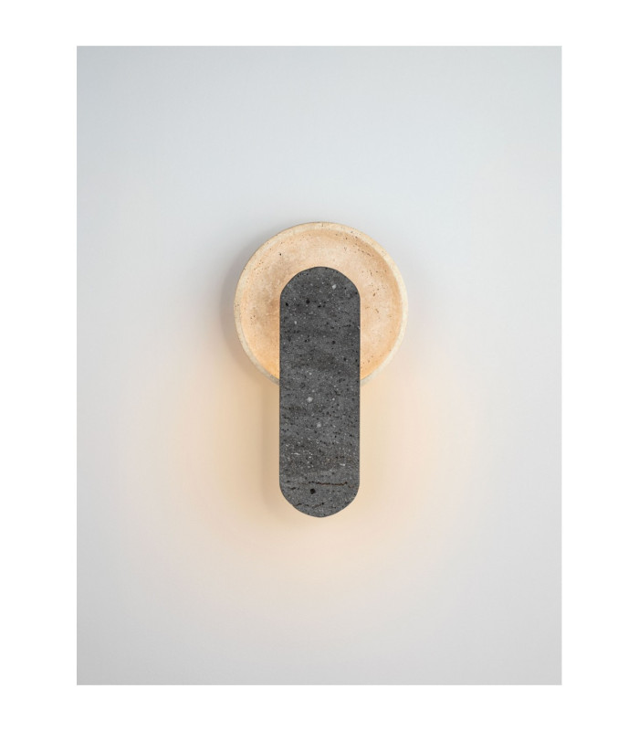 Mavis Integrated LED Wall Lamp Natural Black LED 10W 881lm 3000K-4