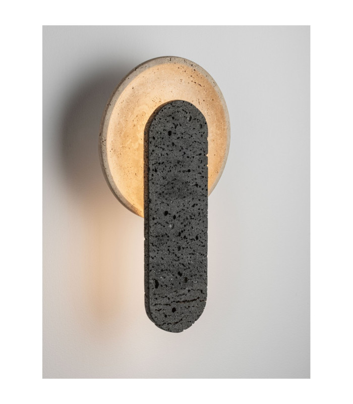 Mavis Integrated LED Wall Lamp Natural Black LED 10W 881lm 3000K-5