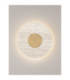 Ember Flush Wall Lamp Brass Gold Natural LED 14W 869lm 3000K-4