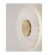 Ember Flush Wall Lamp Brass Gold Natural LED 14W 869lm 3000K-5