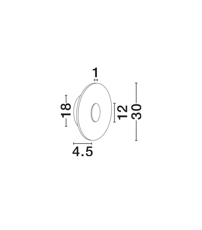 Ember Flush Wall Lamp Brass Gold Natural LED 14W 869lm 3000K-7