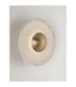 Cerio Flush Wall Lamp Brass Gold Natural LED 4W 93lm 3000K-7