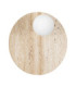 Ovee Round Wall Lamp Natural Opal LED G9 1x5W-1