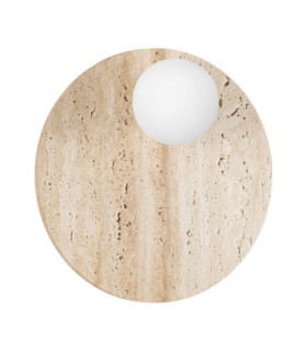 Ovee Round Wall Lamp Natural Opal LED G9 1x5W-1