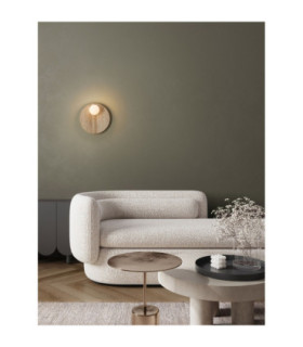 Ovee Round Wall Lamp Natural Opal LED G9 1x5W-2