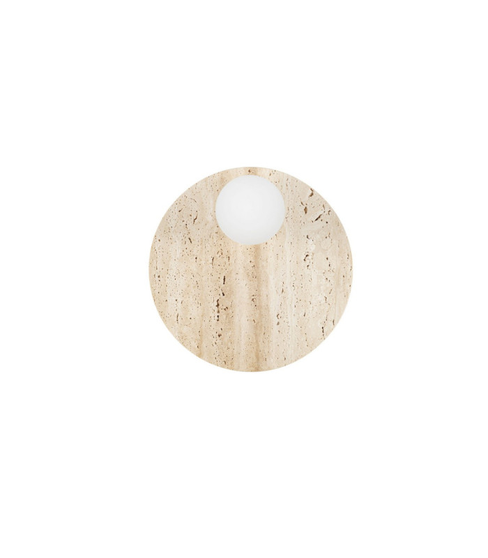 Ovee Round Wall Lamp Natural Opal LED G9 1x5W-3
