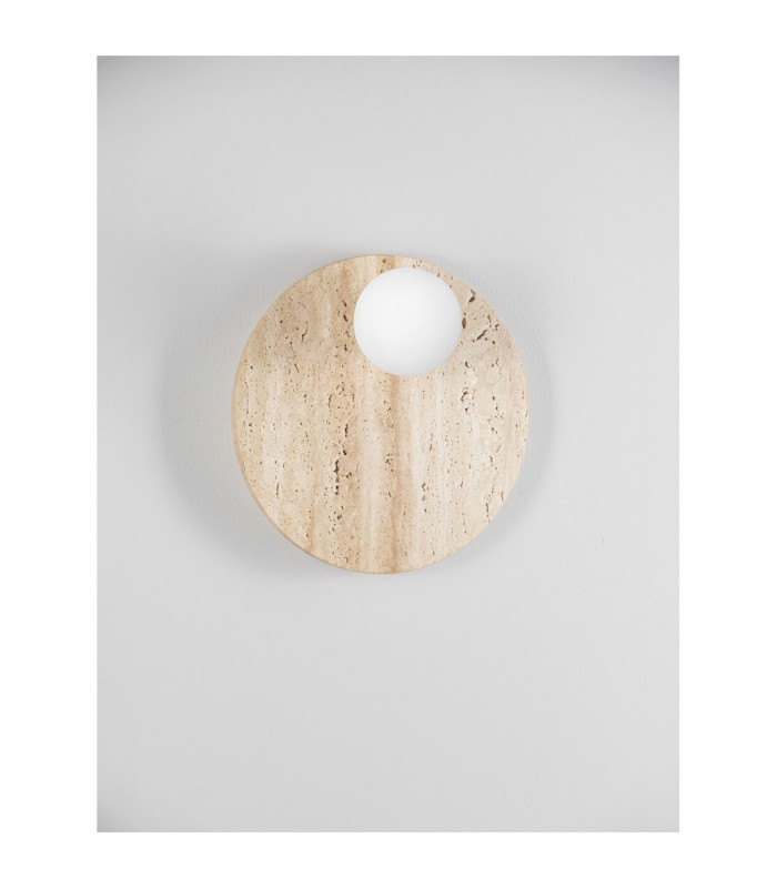 Ovee Round Wall Lamp Natural Opal LED G9 1x5W-4