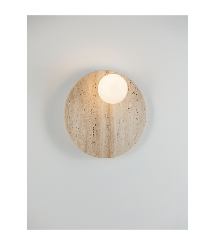 Ovee Round Wall Lamp Natural Opal LED G9 1x5W-5