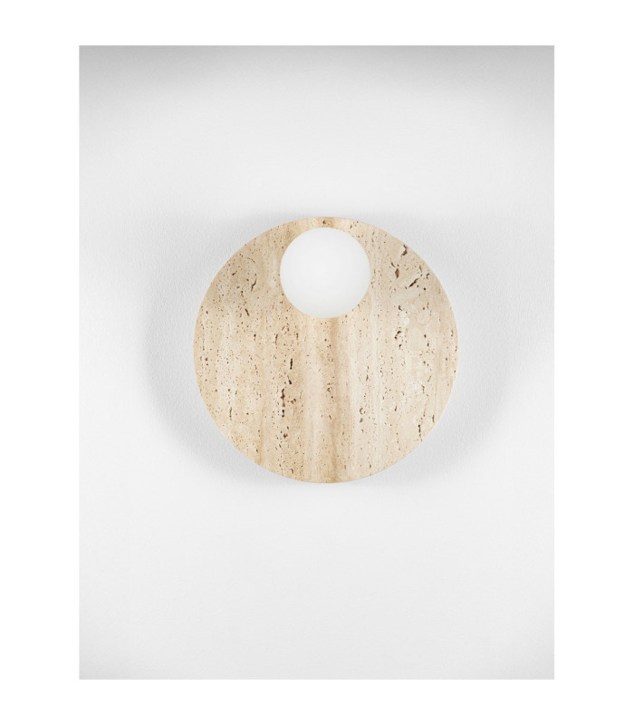 Ovee Round Wall Lamp Natural Opal LED G9 1x5W-6