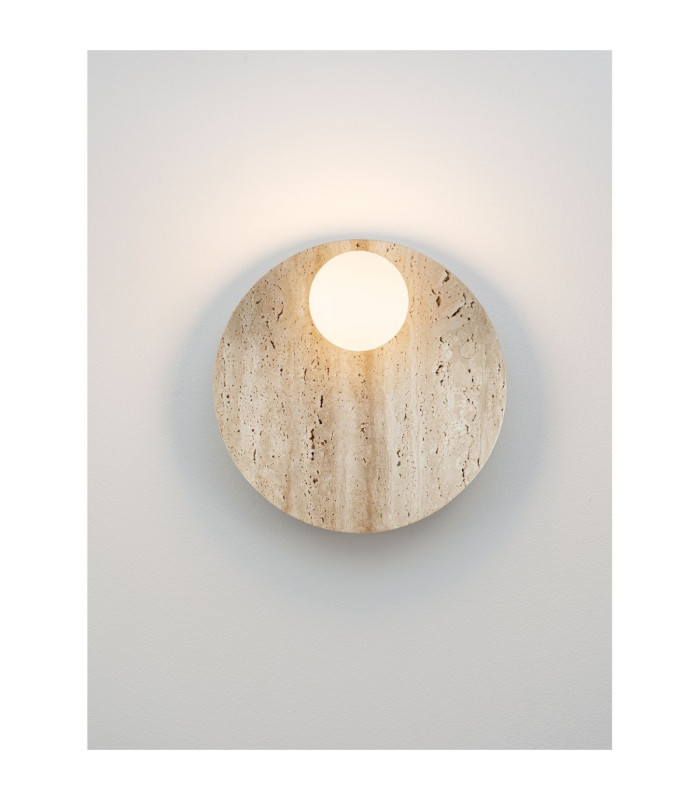 Ovee Round Wall Lamp Natural Opal LED G9 1x5W-7