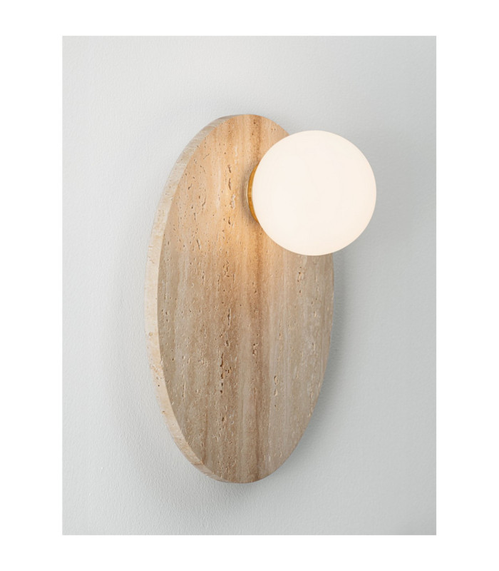 Ovee Round Wall Lamp Natural Opal LED G9 1x5W-8