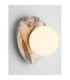 Marg Wall Lamp White Calacatta Milky White E14 1x5W-7