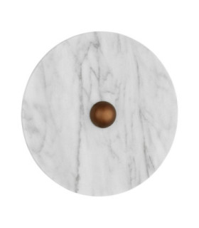 Marbelle Flush Wall Lamp White Bronze LED 9W 538lm 3000K-1