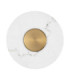 Marzio Flush Wall Lamp Brass Gold LED 8W 514lm 3000K-1