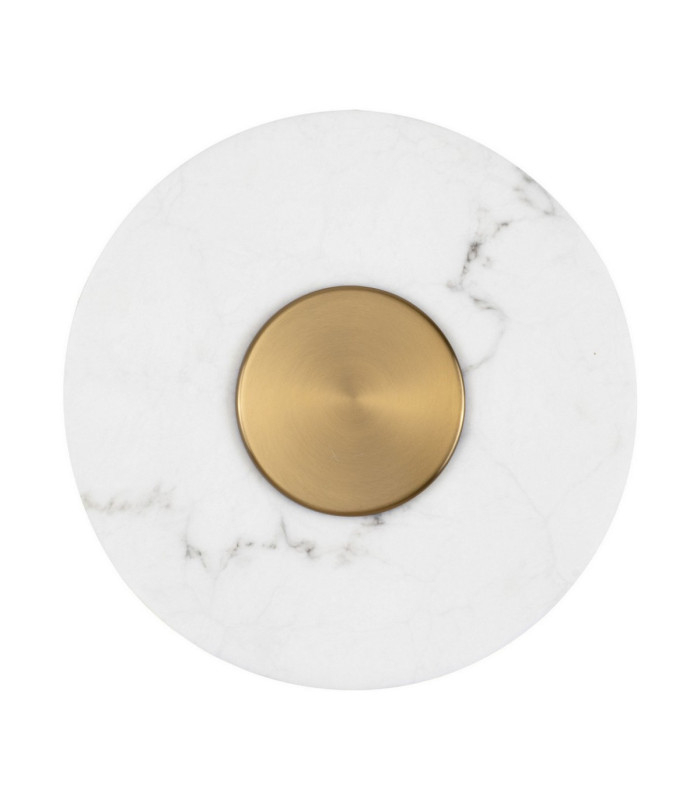 Marzio Flush Wall Lamp Brass Gold LED 8W 514lm 3000K-1