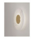 Marzio Flush Wall Lamp Brass Gold LED 8W 514lm 3000K-2