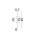 Marzio Flush Wall Lamp Brass Gold LED 10W 718lm 3000K-8