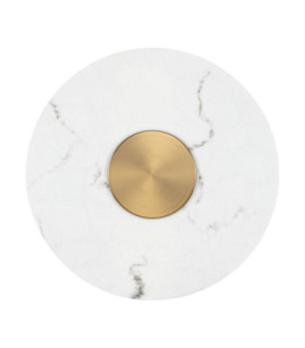 Marzio Flush Wall Lamp Brass Gold LED 14W 1054lm 3000K-1