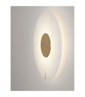 Marzio Flush Wall Lamp Brass Gold LED 14W 1054lm 3000K-2