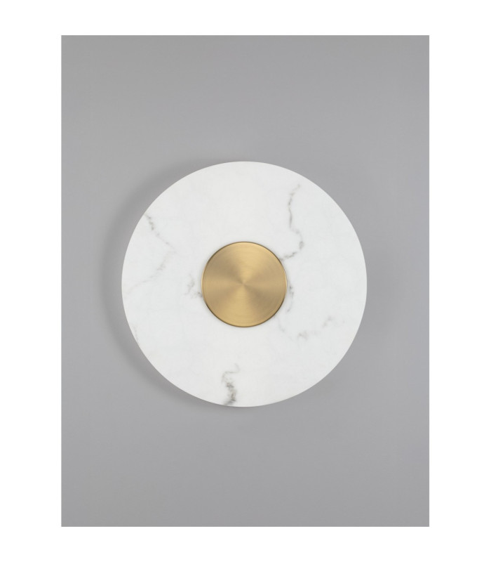 Marzio Flush Wall Lamp Brass Gold LED 14W 1054lm 3000K-3