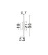 Marzio Flush Wall Lamp Brass Gold LED 14W 1054lm 3000K-8