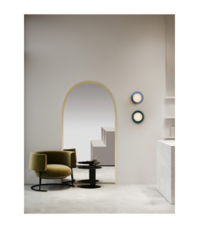 Orbique 22cm Globe Wall Lights Grey Blue Opal LED G9 1x5W IP44-2