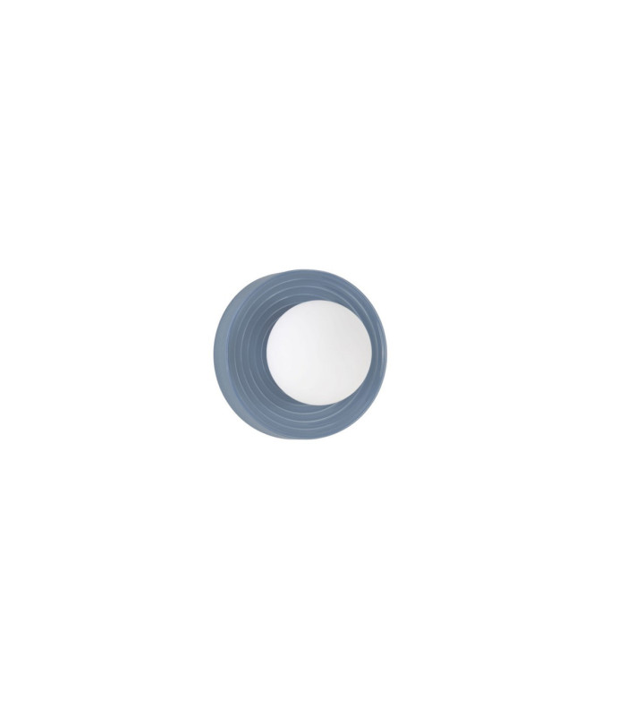 Orbique 16cm Globe Wall Lights Grey Blue Opal LED G9 1x5W IP44-5