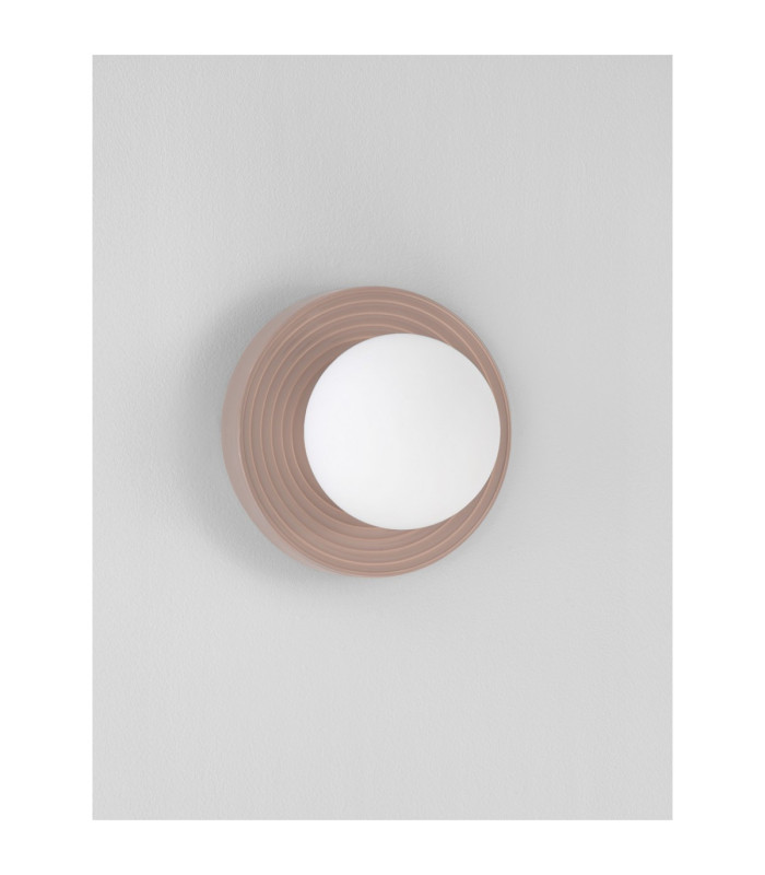 Orbique 22cm Globe Wall Lights Mocha Opal LED G9 1x5W IP44-6