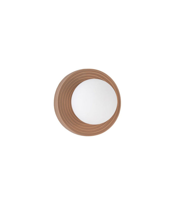 Orbique 22cm Globe Wall Lights Caramel Opal LED G9 1x5W IP44-5