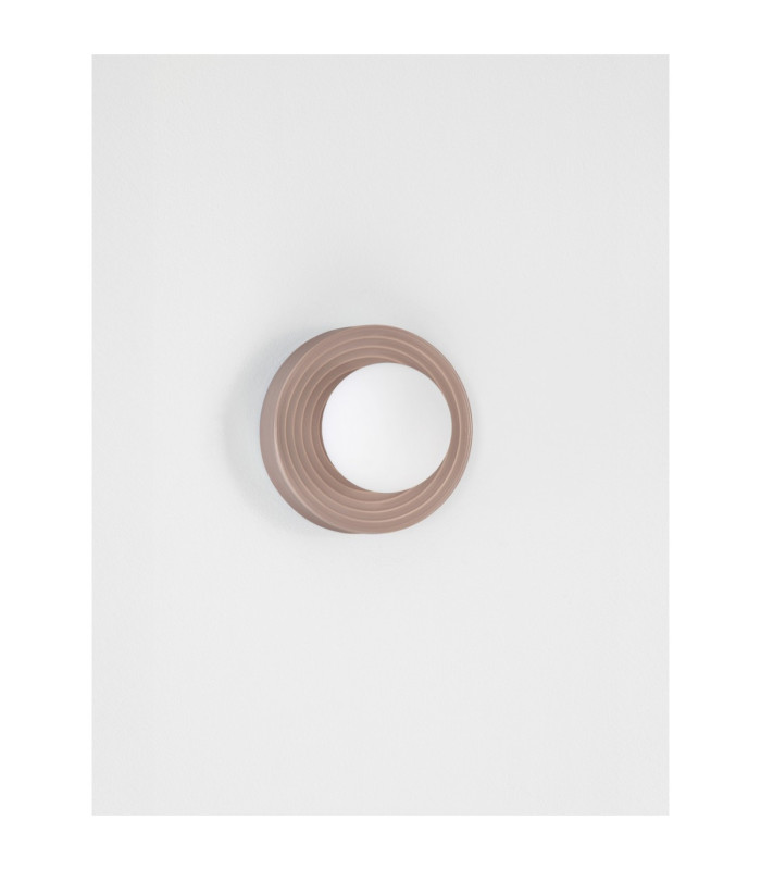 Orbique 16cm Globe Wall Lights Mocha Opal LED G9 1x5W IP44-6