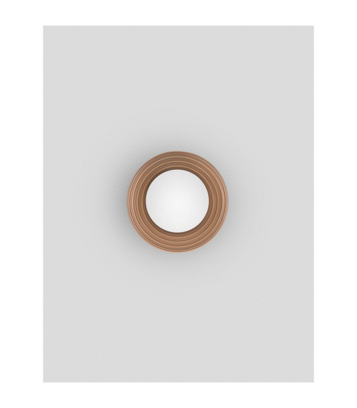 Orbique 16cm Globe Wall Lights Caramel Opal LED G9 1x5W IP44-3