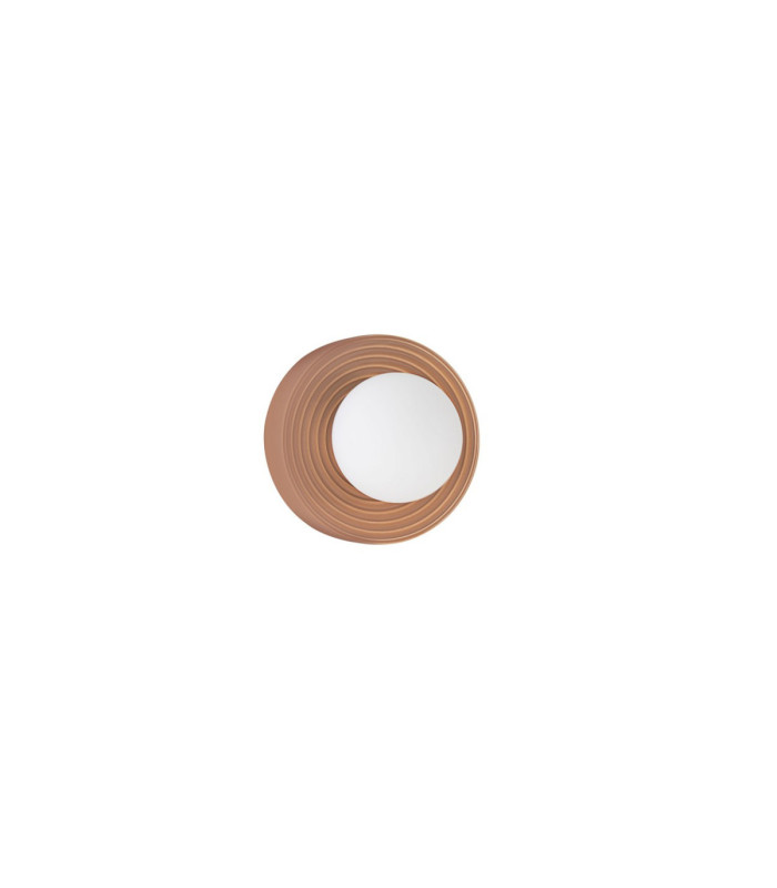 Orbique 16cm Globe Wall Lights Caramel Opal LED G9 1x5W IP44-5